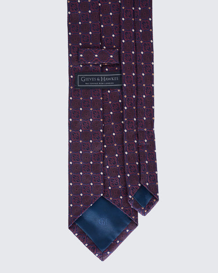 Mayberry Jewel Burgundy Tie