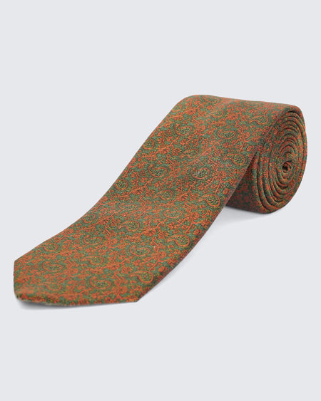 Goldsberry Paisley Rust Tie