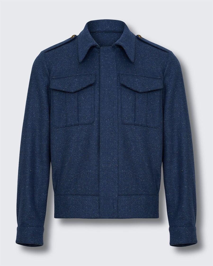 Tom Utility Harrington Mid Blue Donagal Flannel