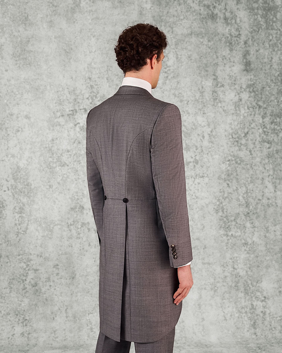 Torlese Virgin Wool Morning Suit With Single Breasted Waistcoat Grey