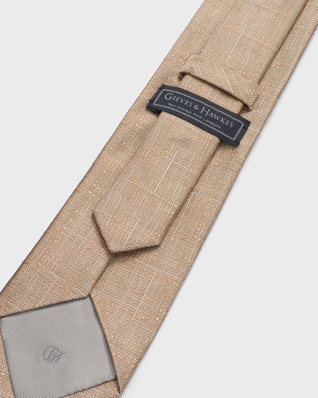 Carberry Crosshatch Silk Tie