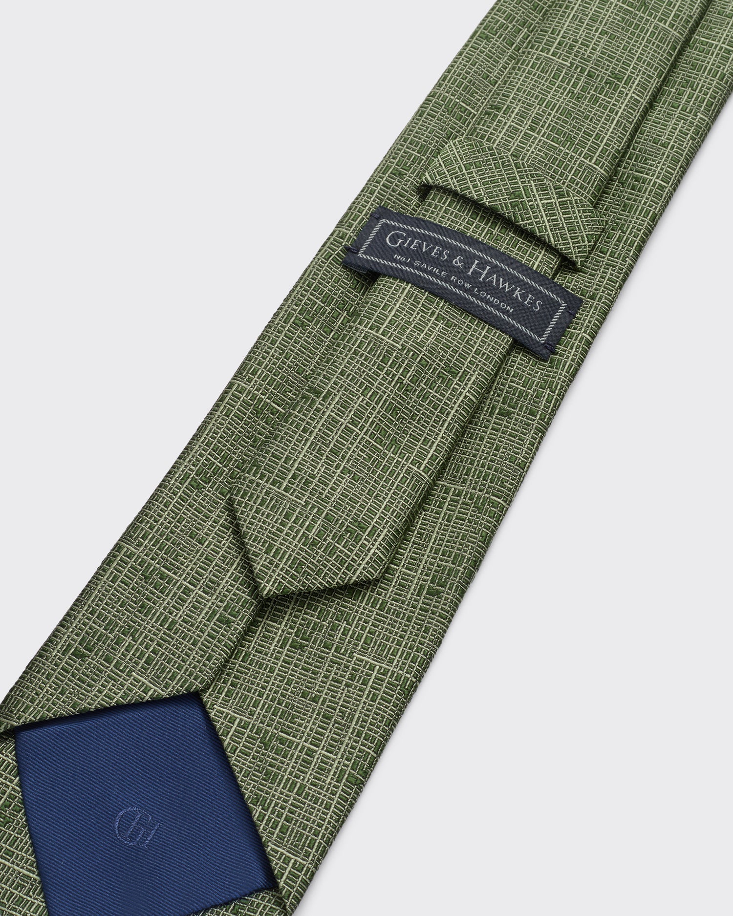 Carberry Crosshatch Silk Tie