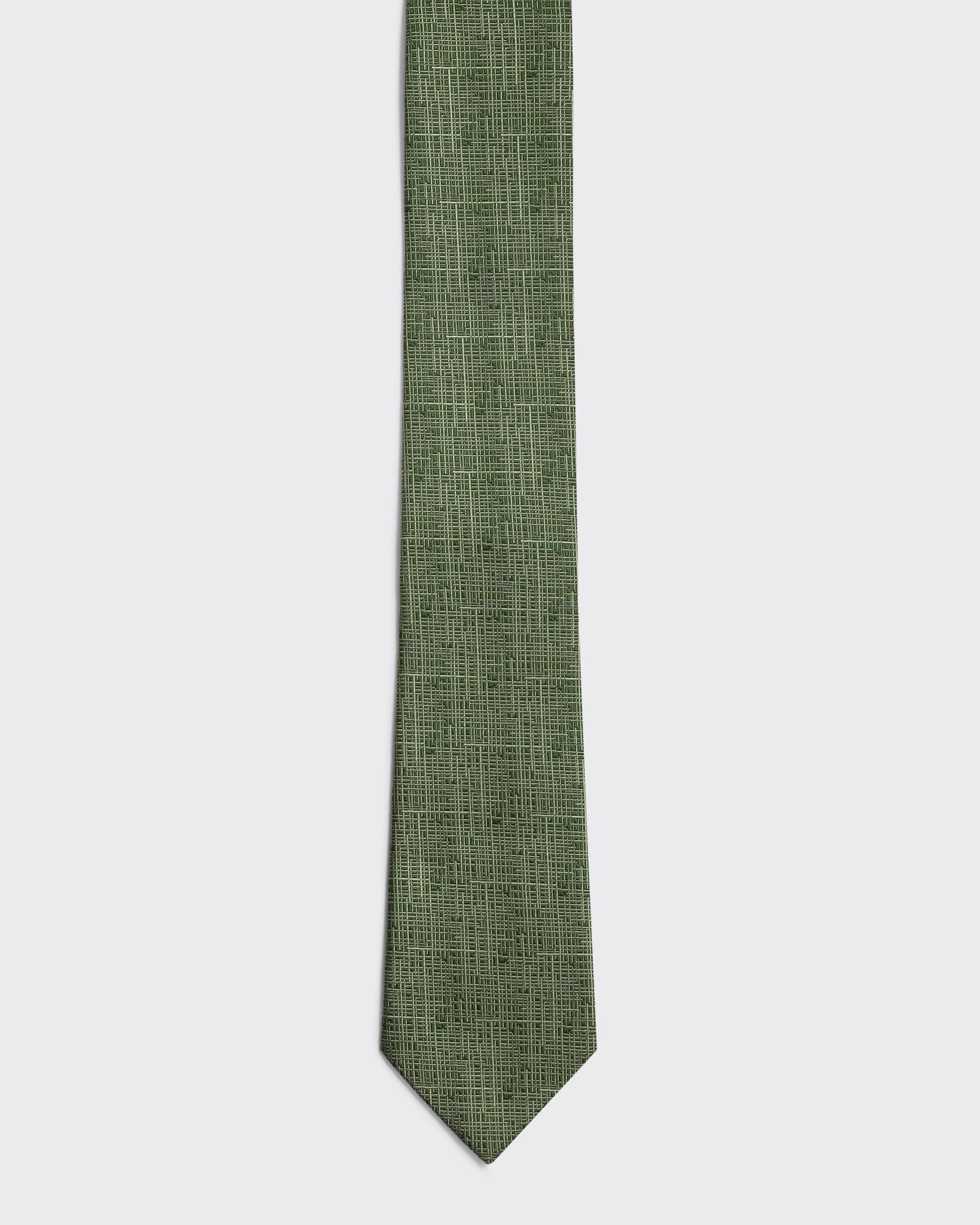 Carberry Crosshatch Silk Tie
