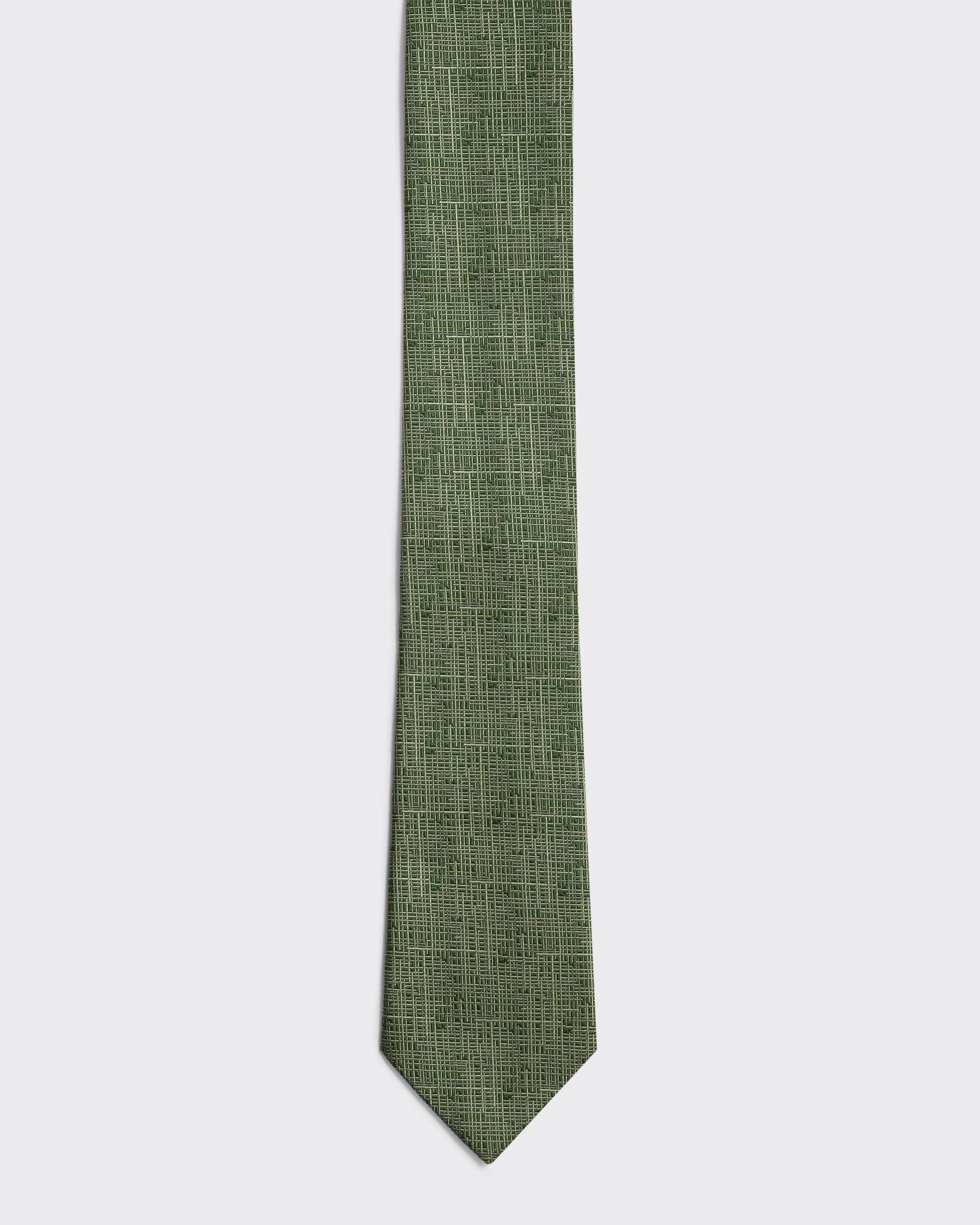 Carberry Crosshatch Silk Tie