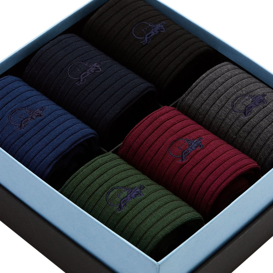Traditional Sartorial 6 Pair Knitted Socks