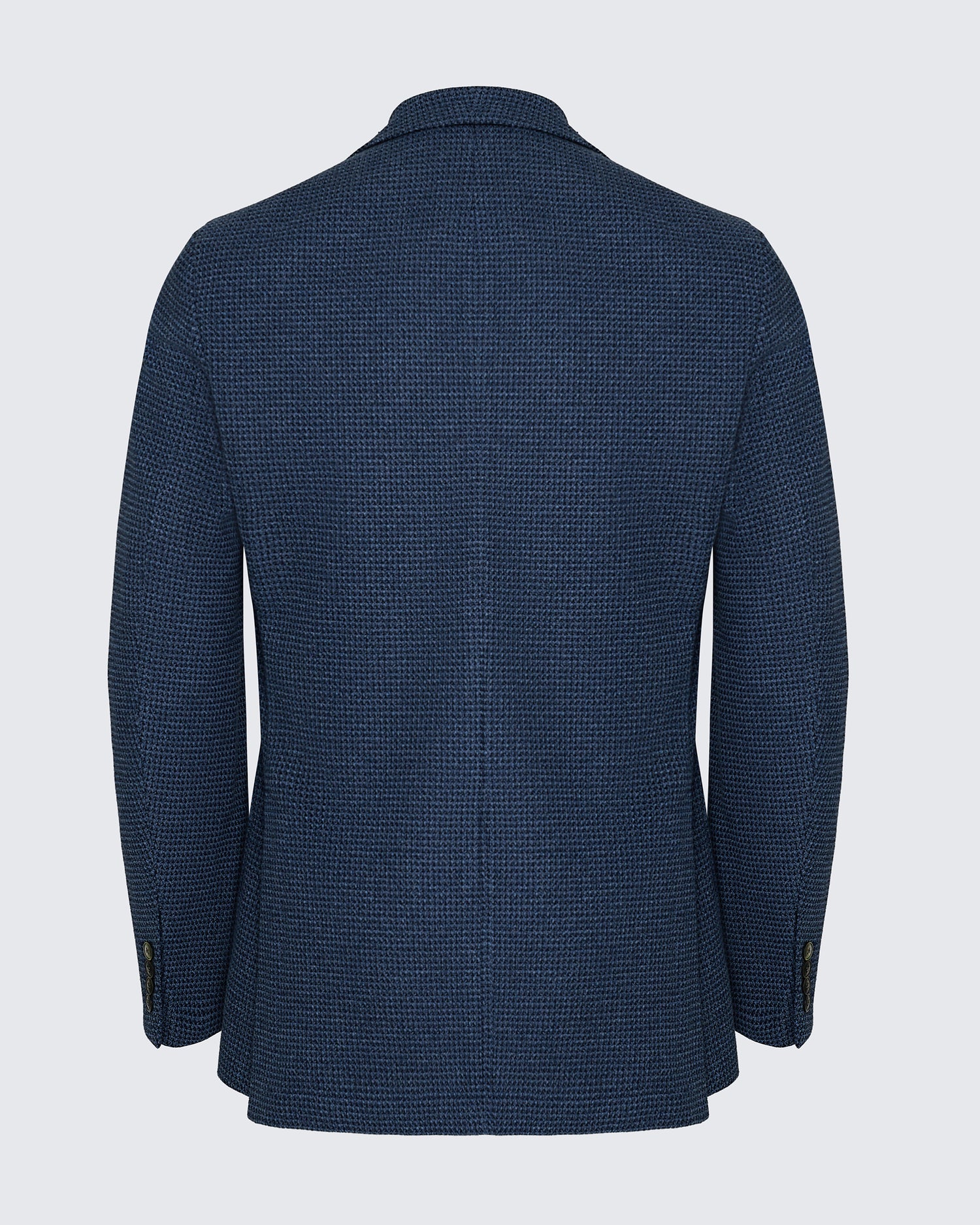 Wallis Cotton Jersey Check Blazer Blue