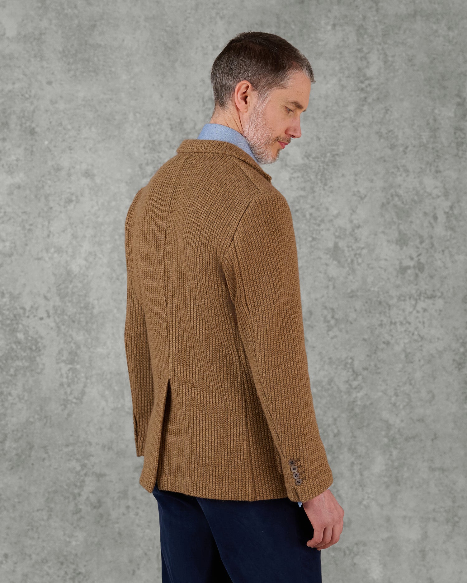 Werner Cashmere Camel &amp; Cotton Blazer