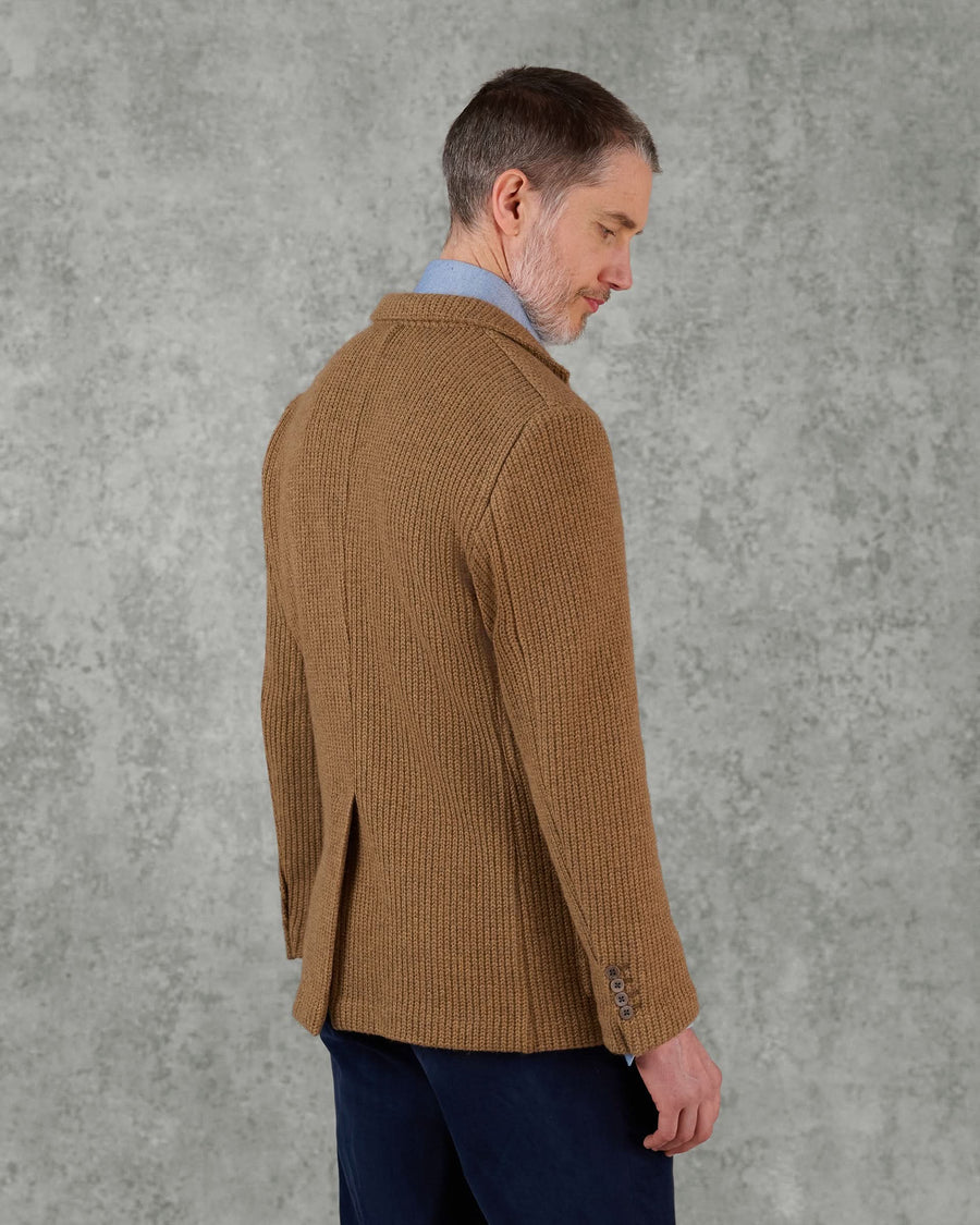 Werner Cashmere Camel & Cotton Blazer