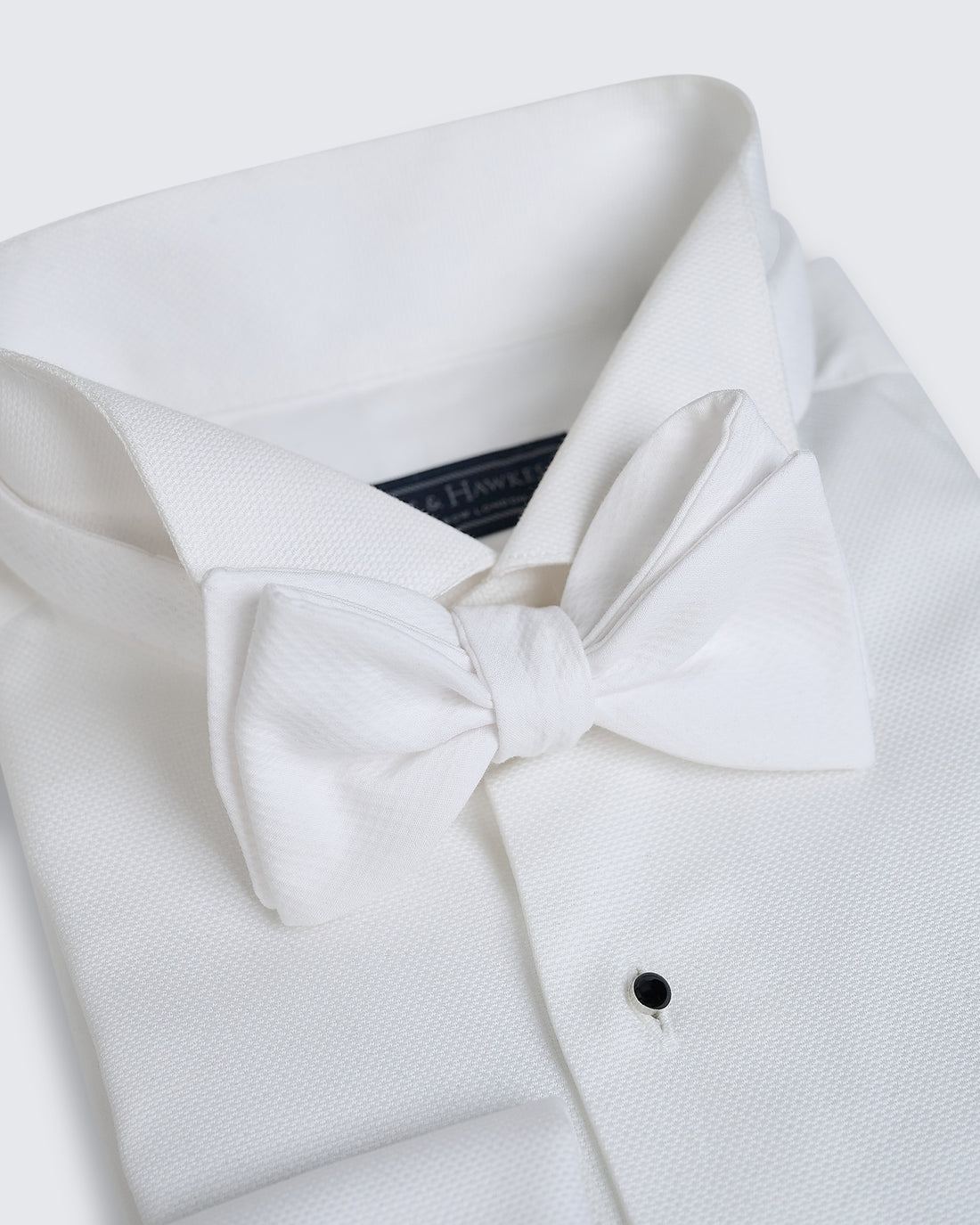 Lathom Marcella White Bow Tie