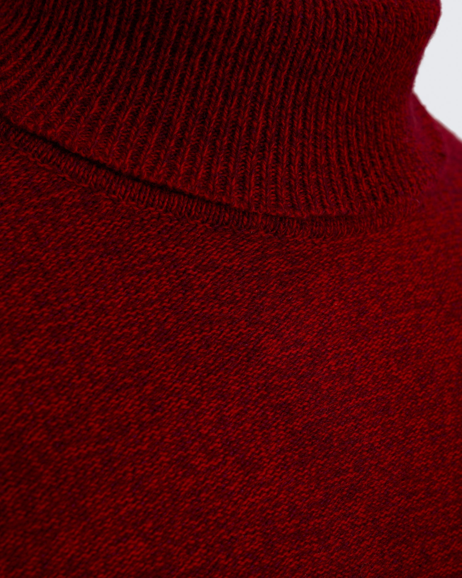 Wiley Red Roll Neck Jumper