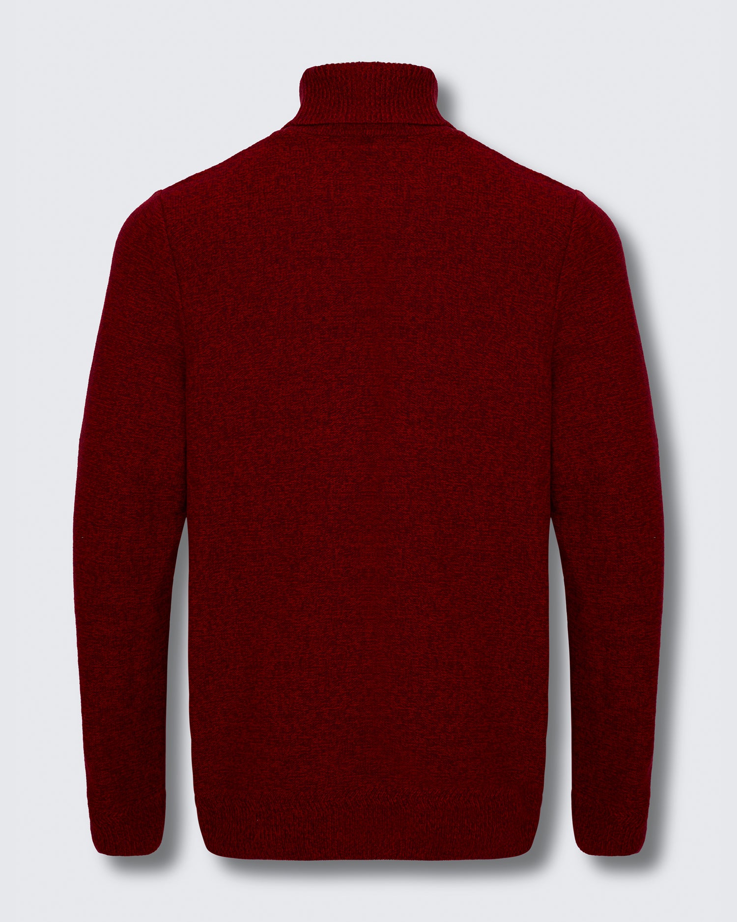 Wiley Red Roll Neck Jumper