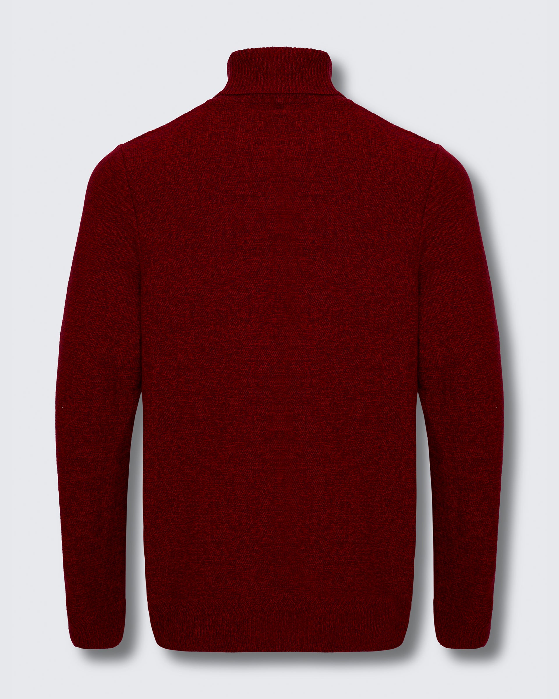 Wiley Red Roll Neck Jumper