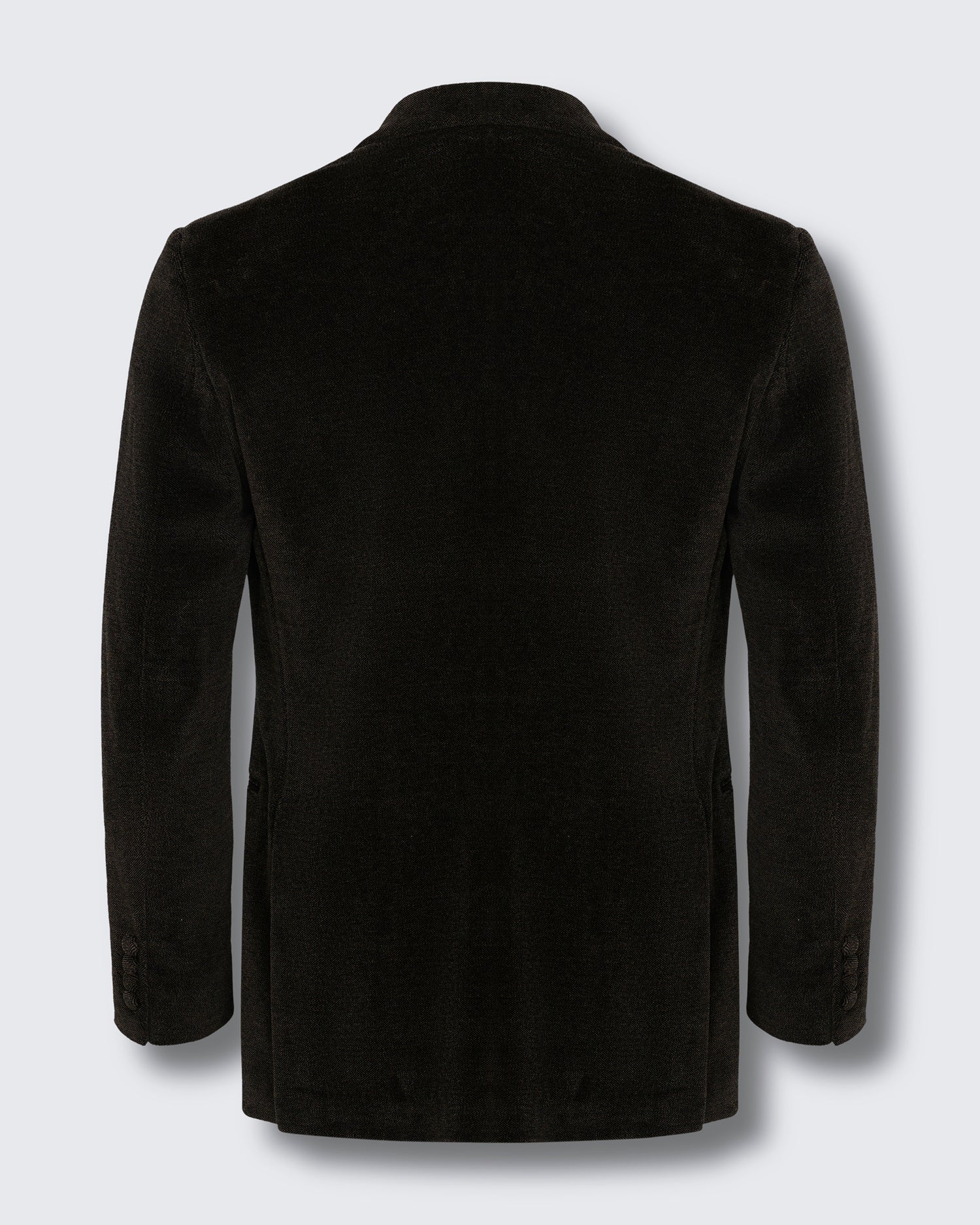 Williams Shawl Lapel Dress Jacket Dark Brown Jersey