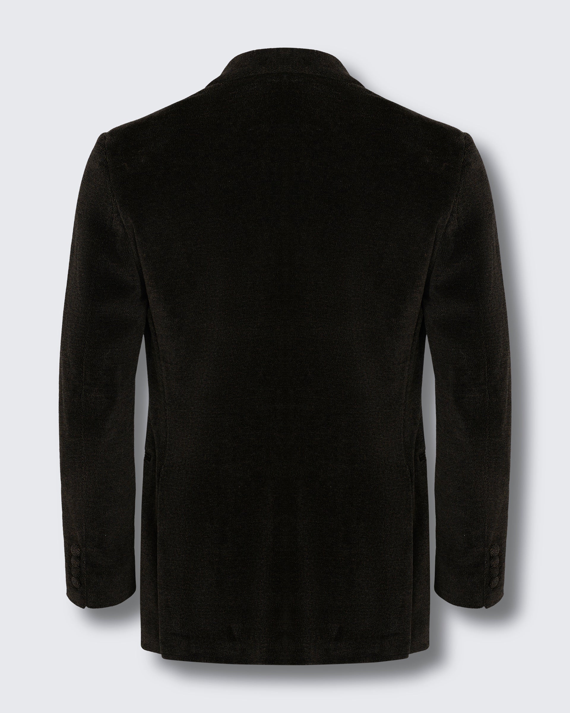 Williams Shawl Lapel Dress Jacket Dark Brown Jersey