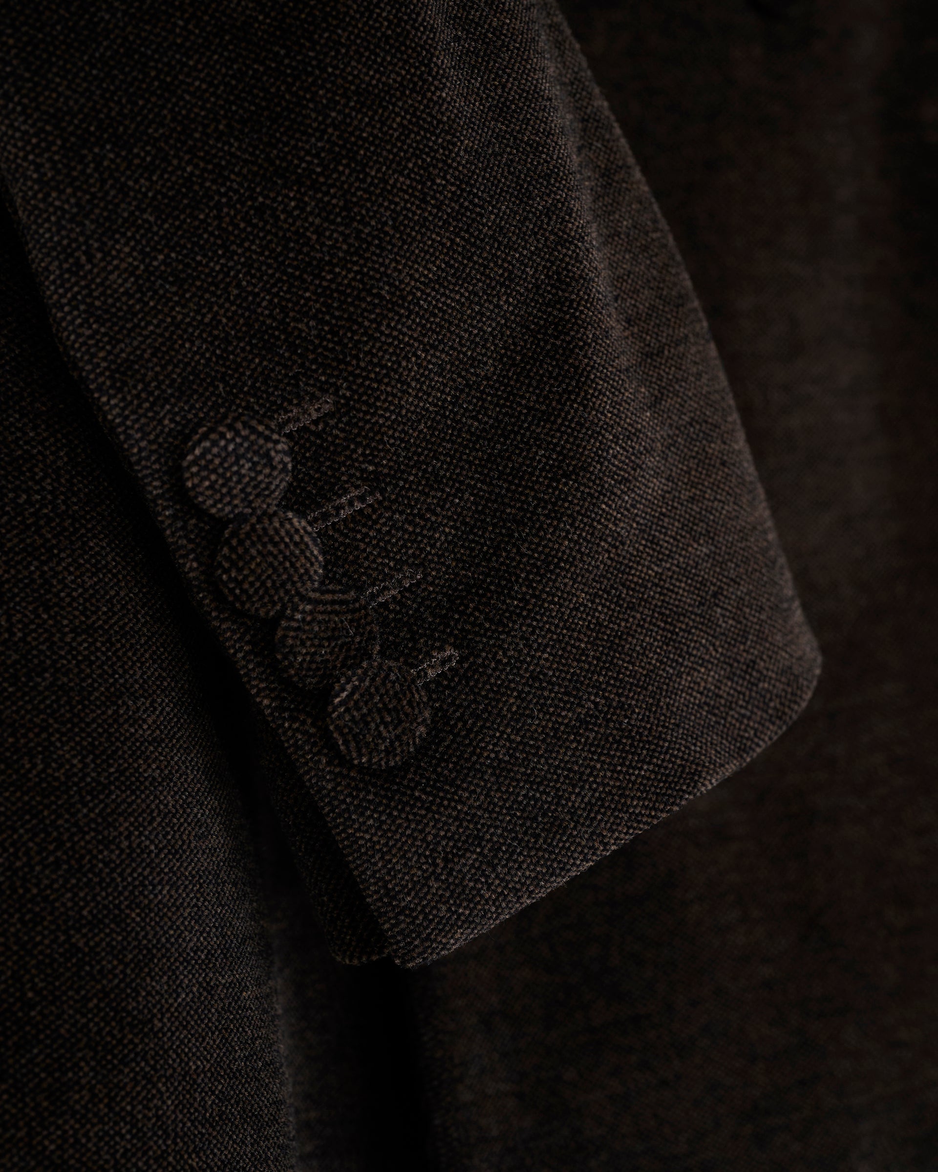 Williams Shawl Lapel Dress Jacket Dark Brown Jersey