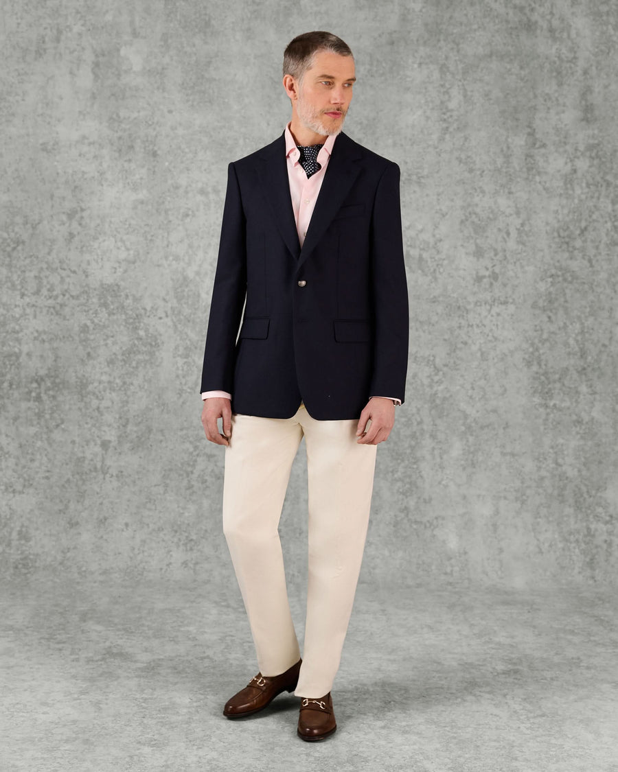 Woodward Wool Fresco Blazer Navy