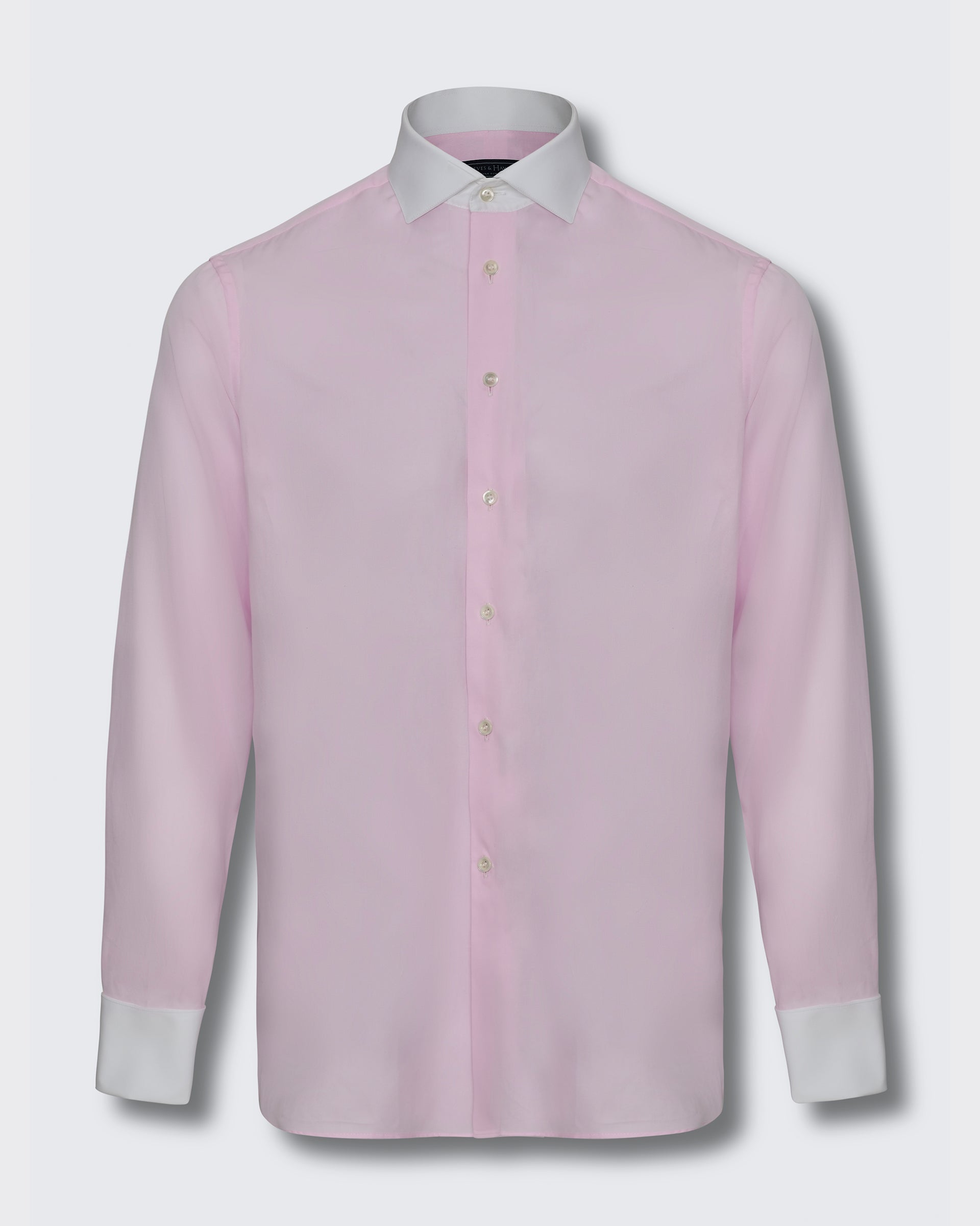 Warren Cotton Double Cuff Shirt Pink