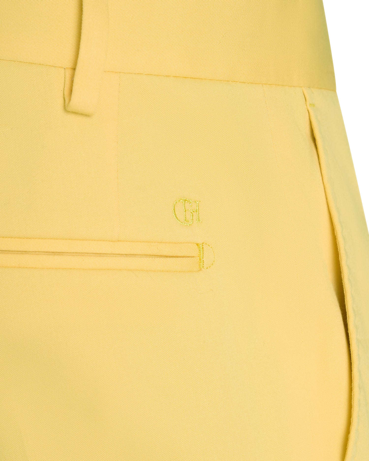 Webster Cotton &amp; Elastane Chino Yellow