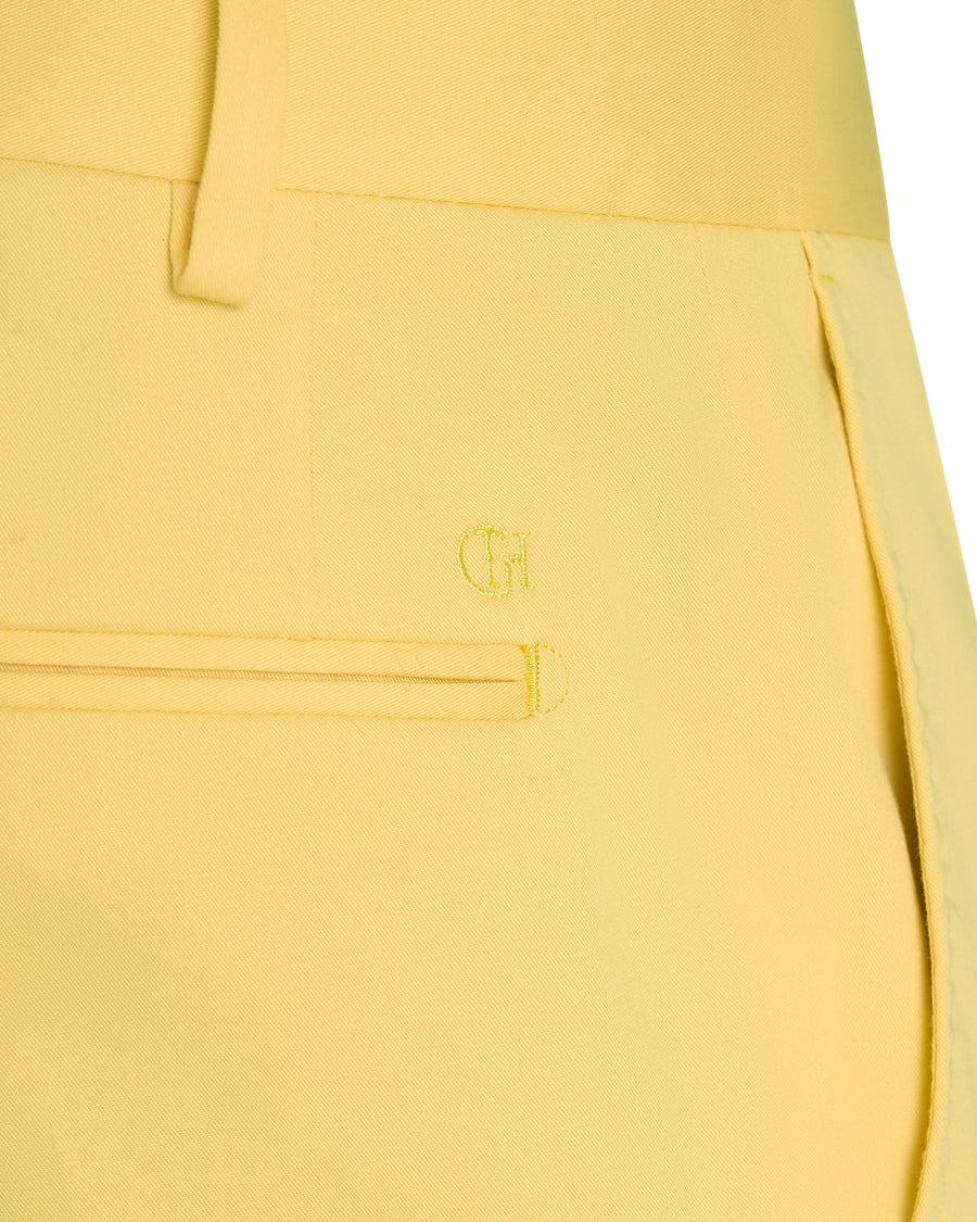 Webster Cotton Stretch Chino Plain Yellow