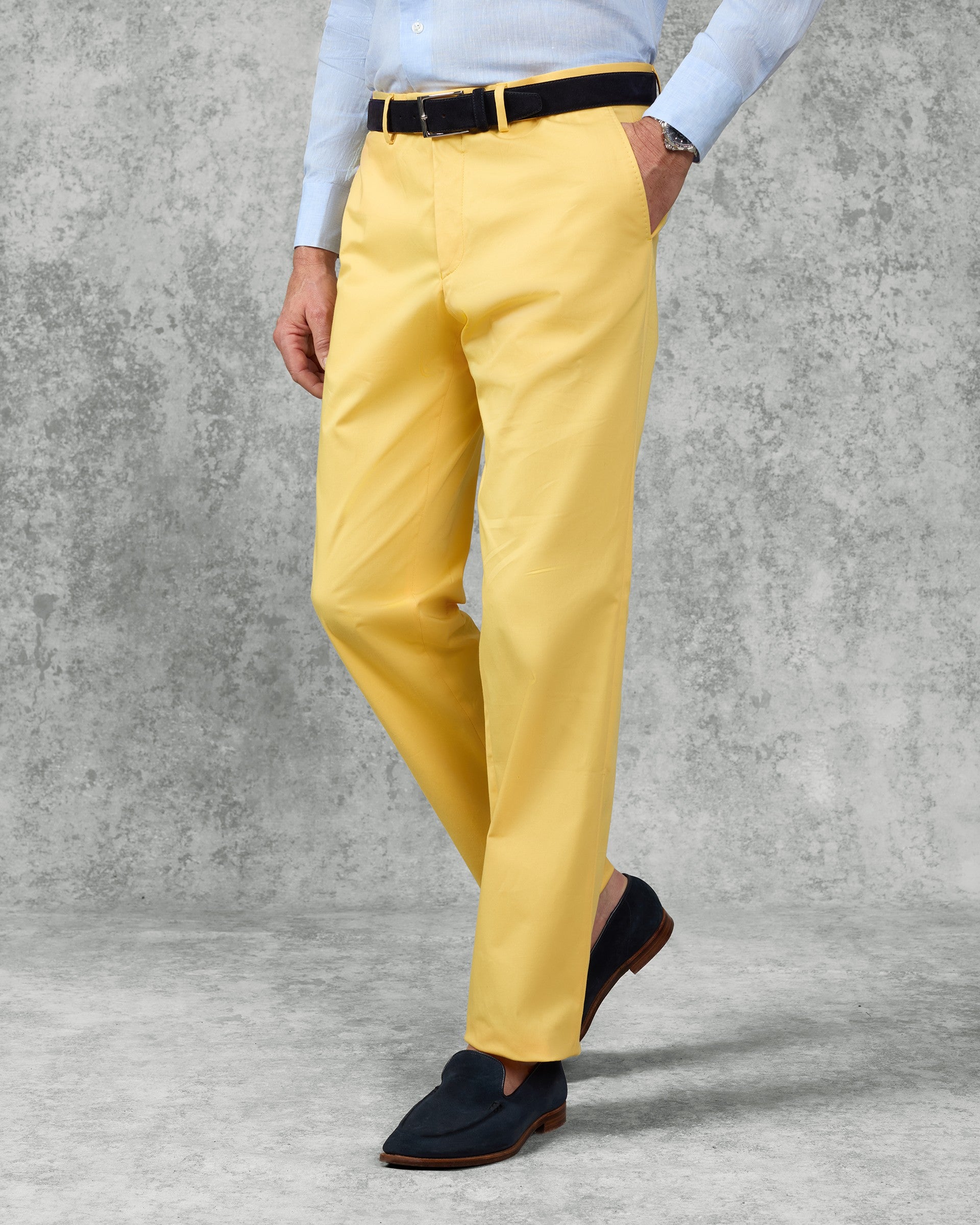 Webster Cotton &amp; Elastane Chino Yellow