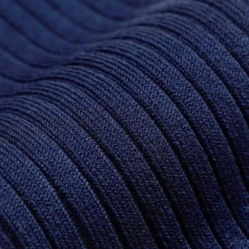 Dash of Class Navy 6 Pair Knitted Socks