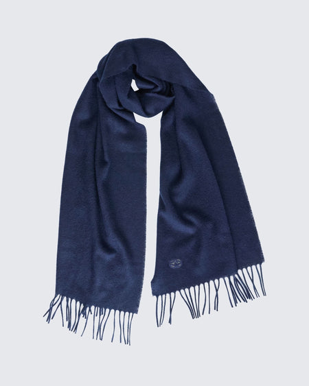 Dowell Cashmere Scarf Navy
