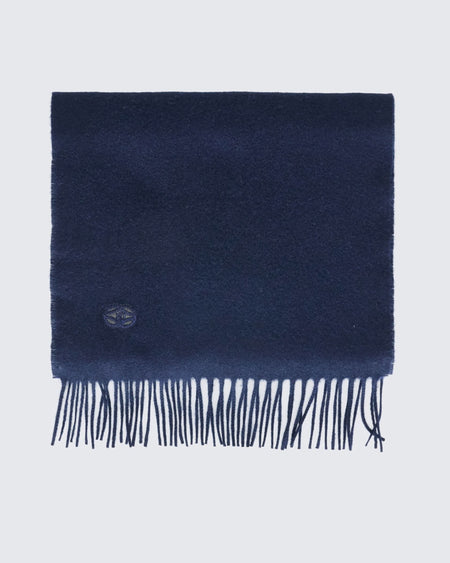 Dowell Cashmere Scarf Navy