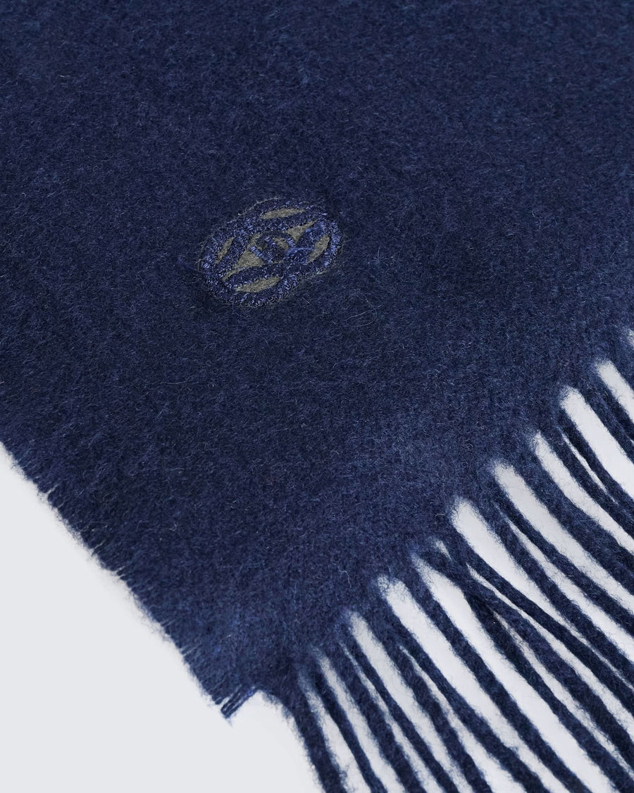 Dowell Cashmere Scarf Navy